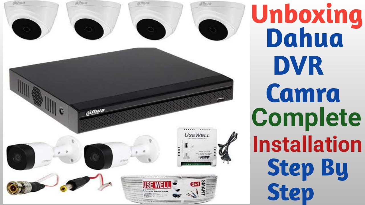 Dahua Xvr Dvr Security Camera Unboxing Dahua Xvr Dvr Setup Hdd