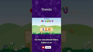 Vowels | Vowel Sounds | Vowels (a, e, i, o, u) | Vowels \u0026 Consonants | English Grammar #shorts