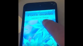How To Fix An iPod 1st Gen - iPod is disabled, Please Connect to iTunes