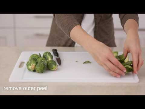 Trim Brussel Sprouts Trim Brussel Sprouts