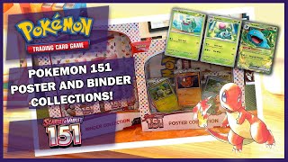 POKEMON 151 POSTER AND BINDER COLLECTION OPENINGS!