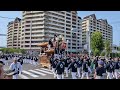 【hd高画質】岸和田だんじり祭 事故 救急車 中之濱町 中町 堺町 紙屋町 南上町 大工町 だんじり 令和6年 2024年‎9月‎8‎日