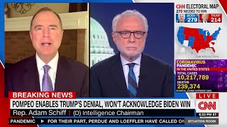 Rep. Schiff on CNN: Trump's Refusal to Accept Election Puts Our National Security at Risk