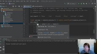 Format output using the setw function