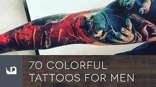 70 Colorful Tattoos For Men