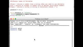 9 Python Tutorial While Loop Password program