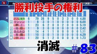 【パワプロ２０１８：マイライフ】アフロ猪狩編＃８３　好投フイにする疫病神