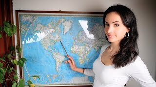 Una lezione davvero soporifera | ASMR ITA | Geografia • Asia Centrale 🌏