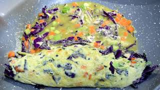 Health Cabbage Omelette Recipe