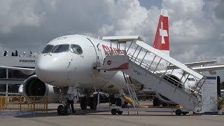 Bombardier C Series (Airbus A220) Airliner Nears Entry-Into-Service with Swiss – AINtv