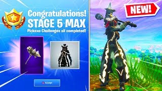 new reckoning pickaxe max calamity skin stage 5 gameplay in fortnite battle royale - calamity fortnite bug