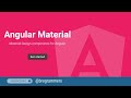 Angular Material Setup Tutorial | Material UI Project Angular | Angular Material Tutorial