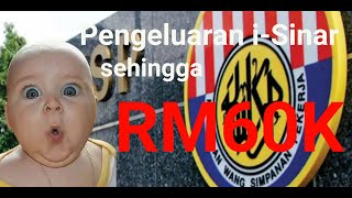 Pengeluaran i-Sinar KWSP sehingga RM60000