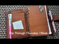 Flip Through Thursday / Week 42 / October 2024 // Pink Planner Girl