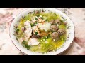 Rice Soup with Pork Meatballs & Fish~How to Make the Best & Easy Healthy Rice Soup Homemade Recipe