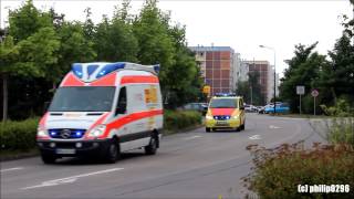 RTW ASB und Reserve-NEF Ambulanz Millich Rettungsdienst GmbH in Rostock