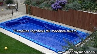 Medence téliesítés - süllyesztett víztükör esetén.