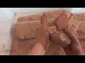 new @pasta3748 pure reddirt floor crumbling super soft and dusty asmr asmr