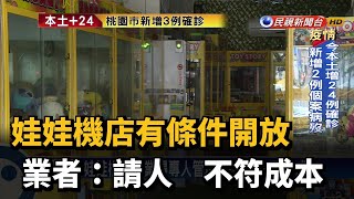 娃娃機店有條件開放 需專人管理 採實聯制...－民視新聞