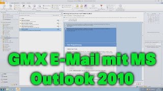 GMX E-Mail mit Microsoft Outlook 2010