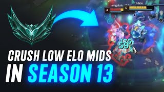 How to STOMP Low Elo Mid Laners in Season 13 - Challenger Mid Lane Coaching