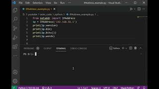 IPAddress from netaddr in Python