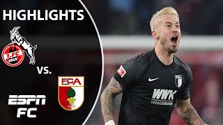 Niklas Dorsch nets sublime goal in Augsburg's win vs. Cologne | Bundesliga Highlights | ESPN FC