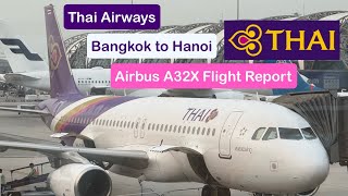 Thai Airways | TG560 | Bangkok to Hanoi | Economy Class | Airbus A32X