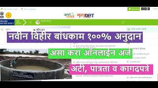 नवीन विहीर बांधकाम १००% अनुदान : Vihir yojana 100 % anudan maharashtra 2023