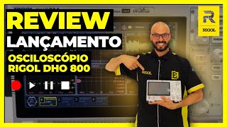 Review Osciloscopio RIGOL DHO800 - Como Usar o DHO802 , DHO812, DHO804 e DHO814? Eletronica Facil