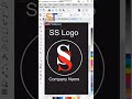 Professional SS Logo design ❤️ | Sabir Taimoor #shorts #coreldrawtutorials #designer #graphics