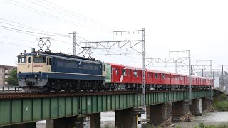 8862レ EF65 2081+東京メトロ丸ノ内線2000系 2146F 6両 興津〜由比通過