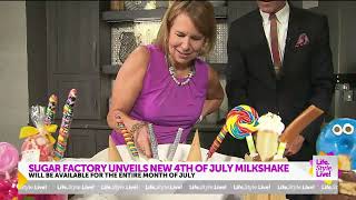 Sugar Factory unveils new 4th of July Milkshake pt 1.