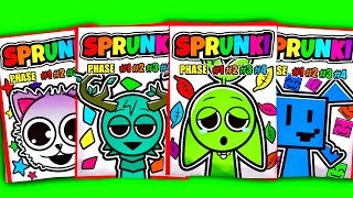 🌈SPRUNKI Blind Bag Garden, Pine, BIT, Monya | ASMR Phase 1vs2vs3vs4 squishy