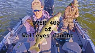 Crushing Big Walleyes On Devils Lake ND