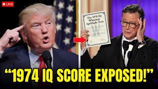 Stephen Colbert Unseals The Trump’s 1970 IQ Wharton Aptitude Test Genius Think Again