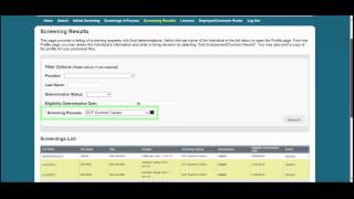 Background Screening Clearinghouse: Introduction