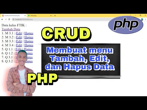 CRUD - Create Read Update Delete Di PHP - Membuat Menu Tambah Edit Dan ...