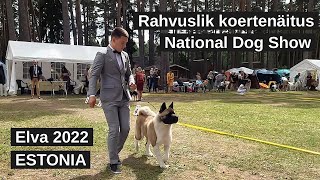 Elva Dog Show / Koertenäitus - 2022 -Tartumaa Tervisespordikeskus (4K video)