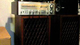 Technics SA-500 Receiver \u0026 Pioneer CS-77 speakers