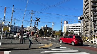 【共用踏切】相模鉄道・JR相模線　相模国分5号・厚木第三踏切