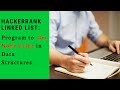 Get Node Value  Linked List || Data structures || Hackerrank || coding4u