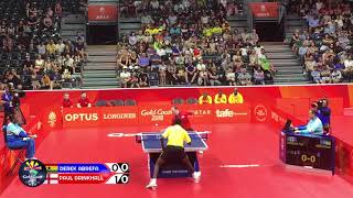 Derek Abrefa vs Paul Drinkhall(Commonwealth Games 2018, Australia)