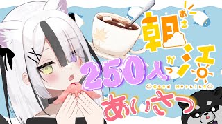 初見ちゃん大歓迎‼ 【 雑談 】 朝活 250名様に挨拶しないと終わらない‼【 新人  Vtuber 】【 zatsudan 】初見歓迎 game