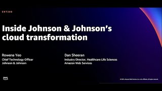 AWS re:Invent 2021 - Inside Johnson & Johnson’s cloud transformation