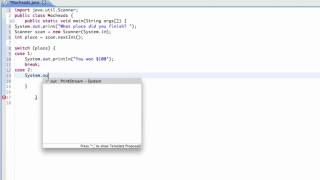 Java Lesson 10 | The Switch Statement