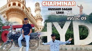 Hyderabad ৰ বহুত  বিখ্যাত ঠাই 👀|| Charminar আৰু Hussain Sagar Lake😍|| আহক চাওঁ লগতে❤️