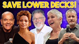 Every Star Trek Cast Says “Save Lower Decks”
