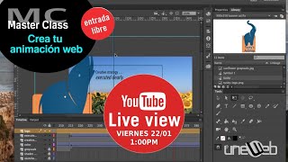 Master Class Crea tu animación web, entrada libre
