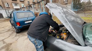 Притянул ланос на буксире 230 км